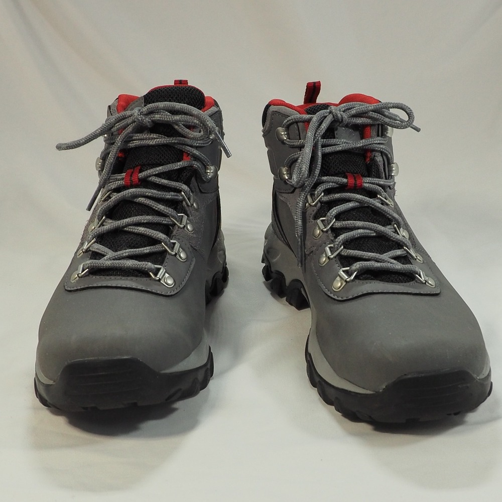 Columbia Boots Mens 13 Grey Newton Ridge Hiking Trail Trekking Omnigrip Lug Sole - Picture 4 of 10